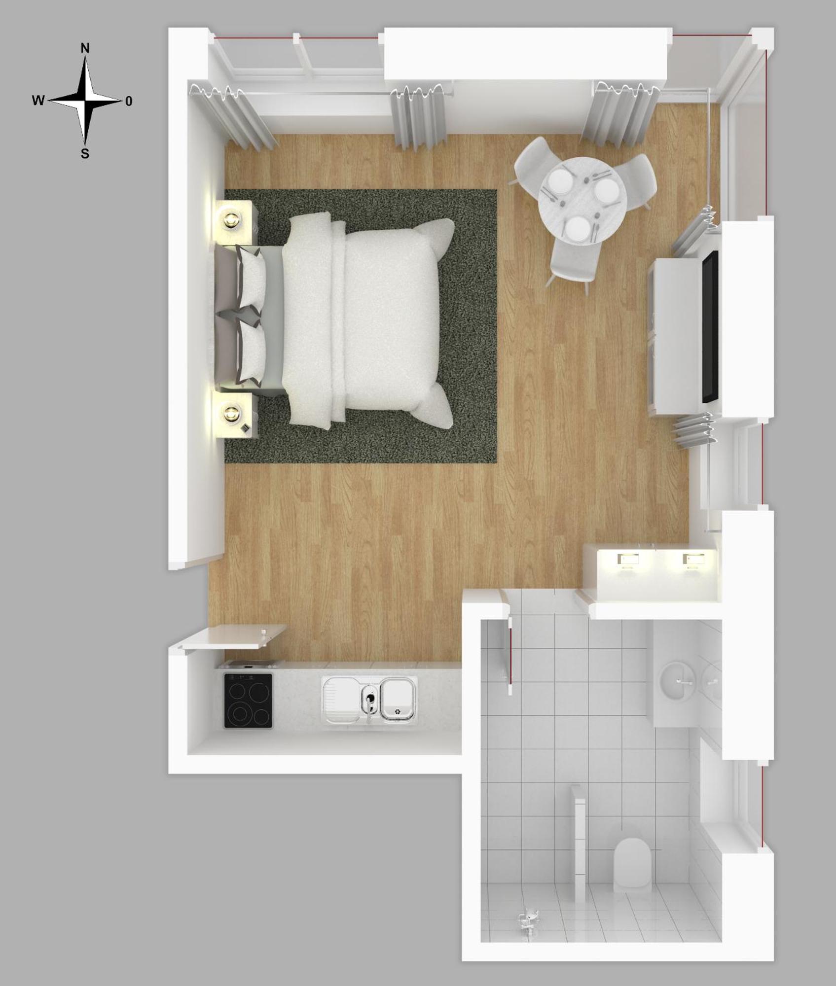 Moderne Neue Apartments Zum Wohlfuehlen Im Boardinghouse Bed & Butter Hasbergen ภายนอก รูปภาพ