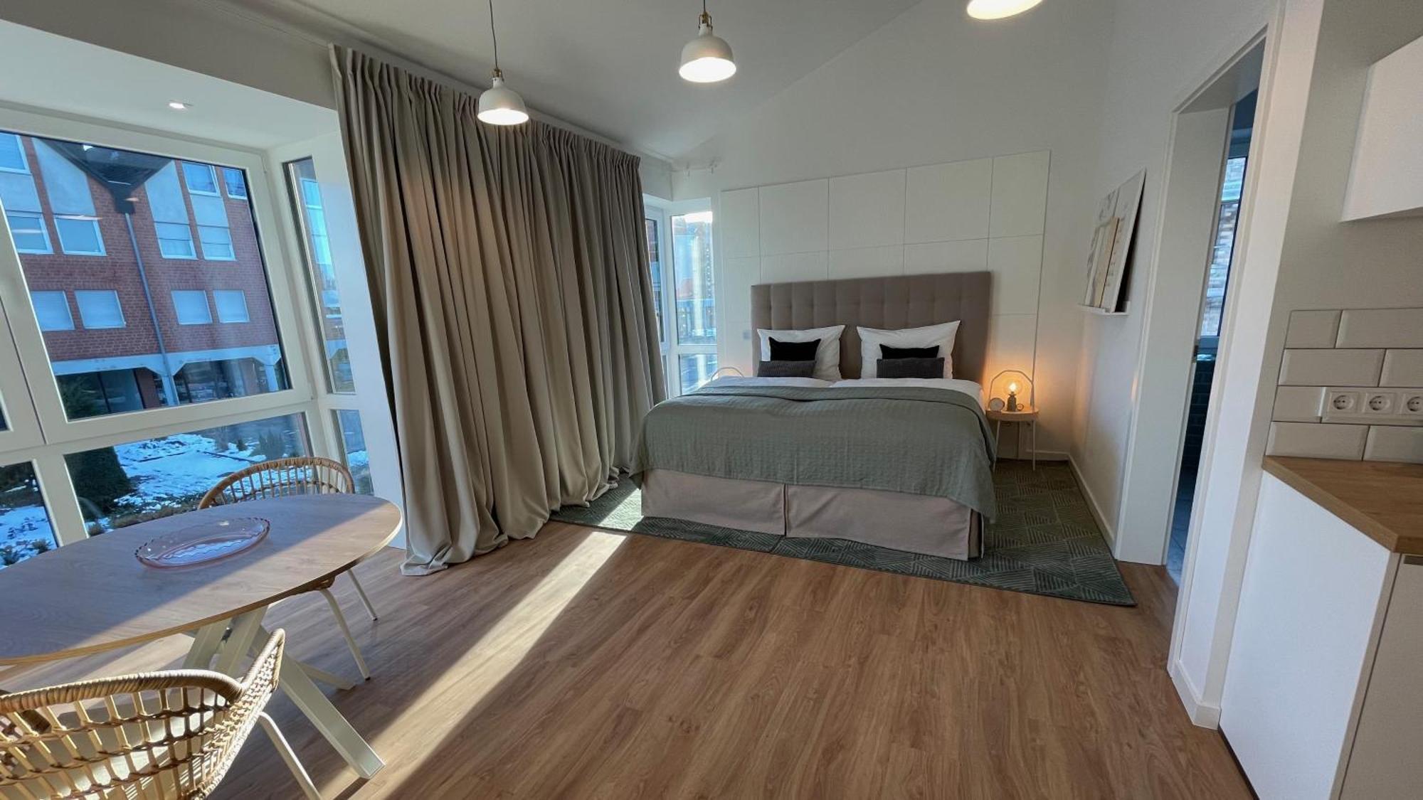 Moderne Neue Apartments Zum Wohlfuehlen Im Boardinghouse Bed & Butter Hasbergen ภายนอก รูปภาพ