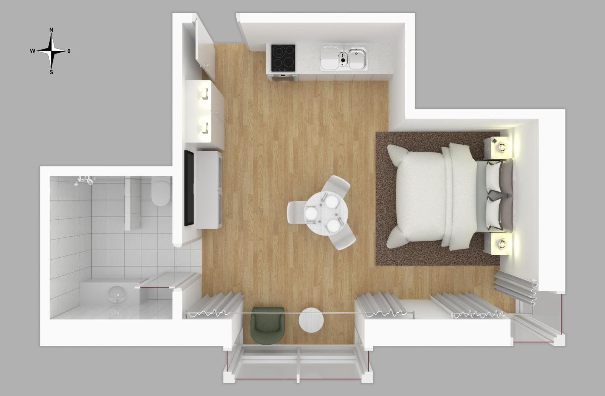 Moderne Neue Apartments Zum Wohlfuehlen Im Boardinghouse Bed & Butter Hasbergen ภายนอก รูปภาพ