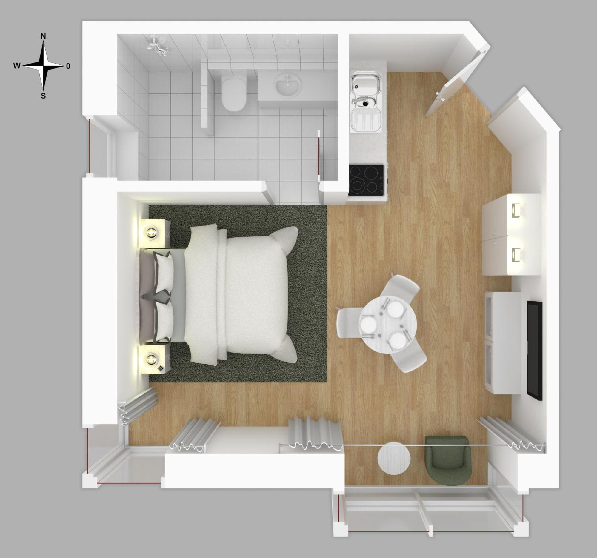 Moderne Neue Apartments Zum Wohlfuehlen Im Boardinghouse Bed & Butter Hasbergen ภายนอก รูปภาพ