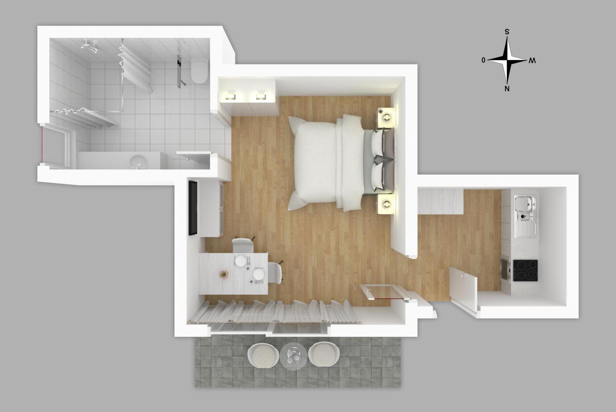 Moderne Neue Apartments Zum Wohlfuehlen Im Boardinghouse Bed & Butter Hasbergen ภายนอก รูปภาพ